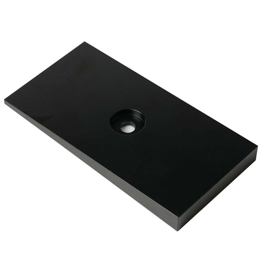 800061 2.5" 4 Degree Leaf Spring Shim - Pair Black
