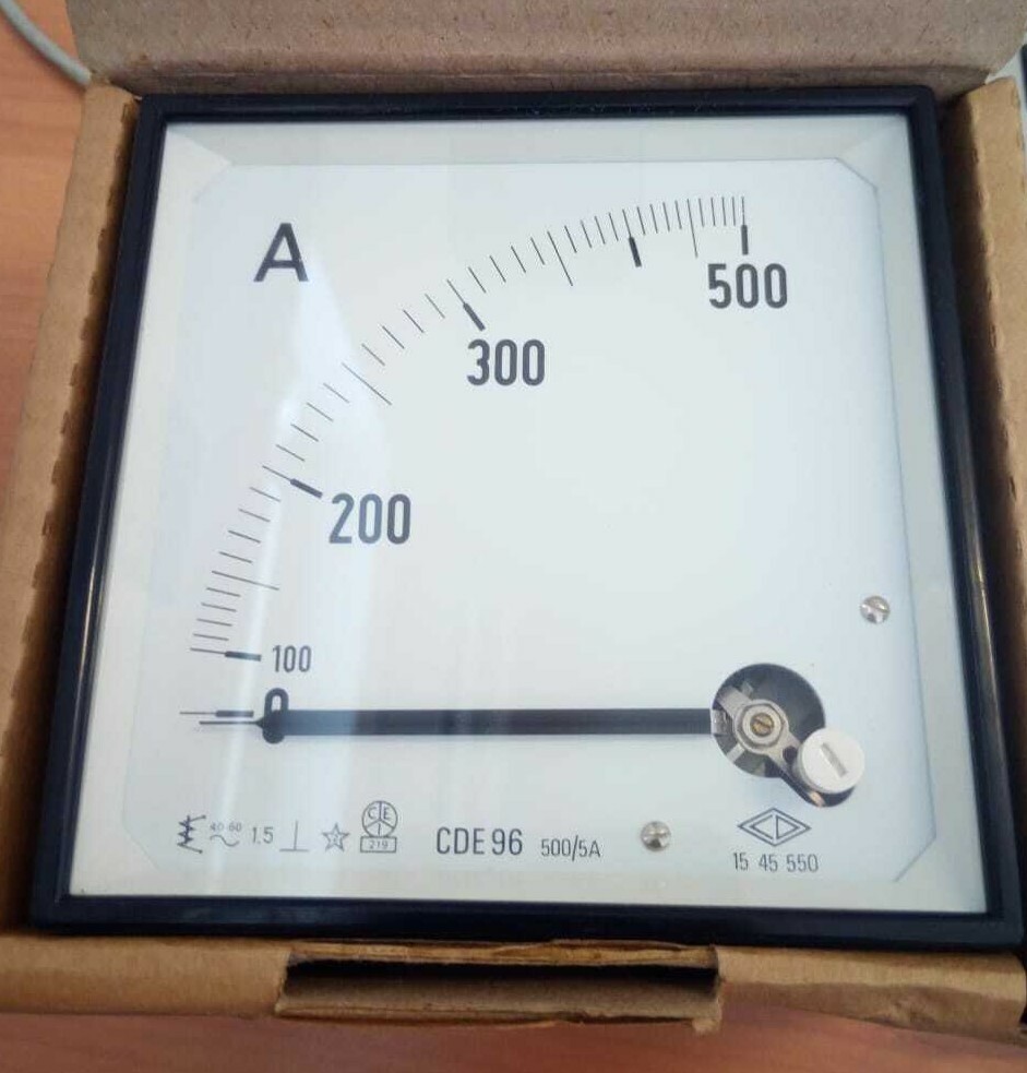 CDE/96 500/5A AMMETER