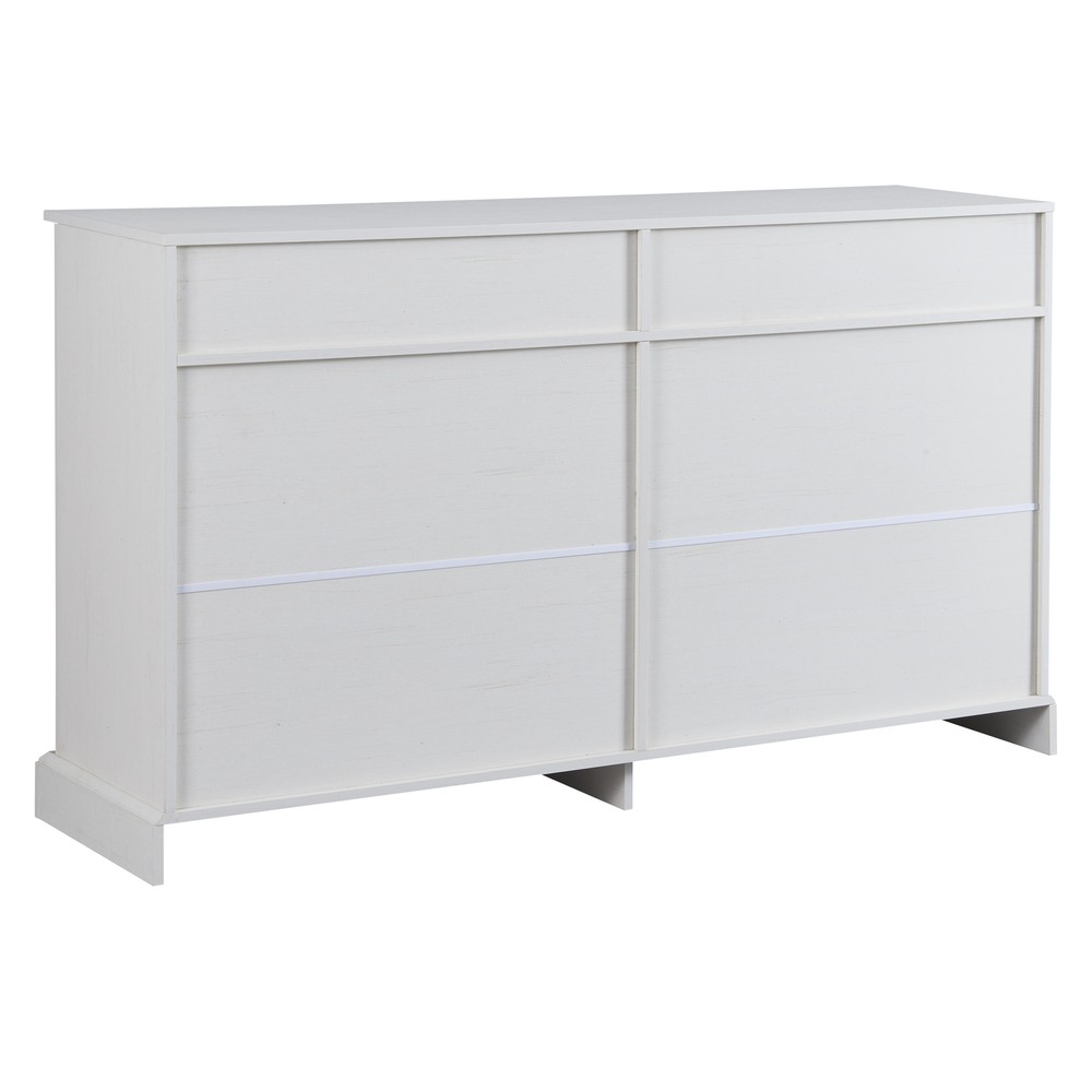 Sideboard Buffet Cabinet 2 Drawers 4 Doors Kitchen Buffet Storage Cabinet White