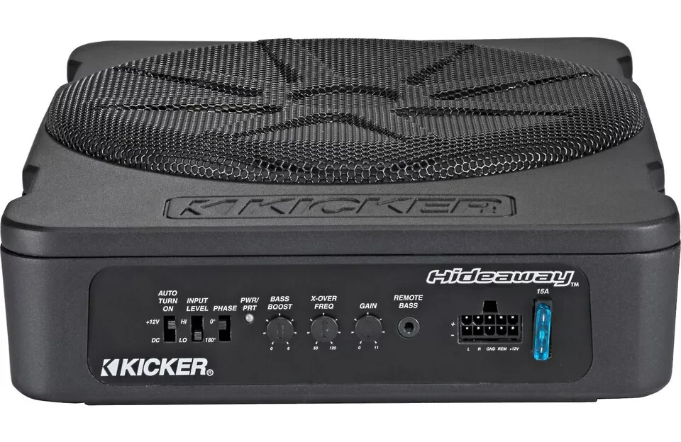 Kicker Hideaway 10" Compact Powered Subwoofer