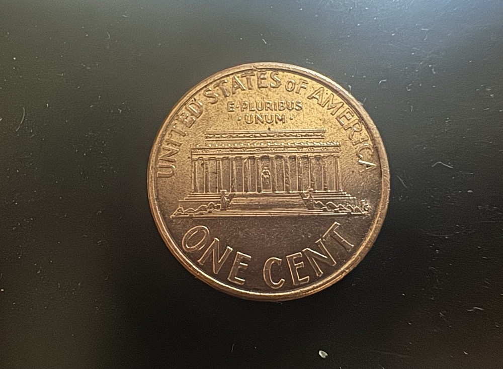 1999 P Lincoln Penny Error Die Chip