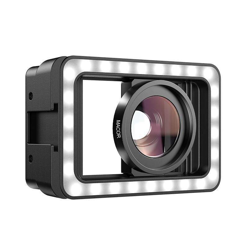 Professional Fill Light 15x Macro Phone Lens