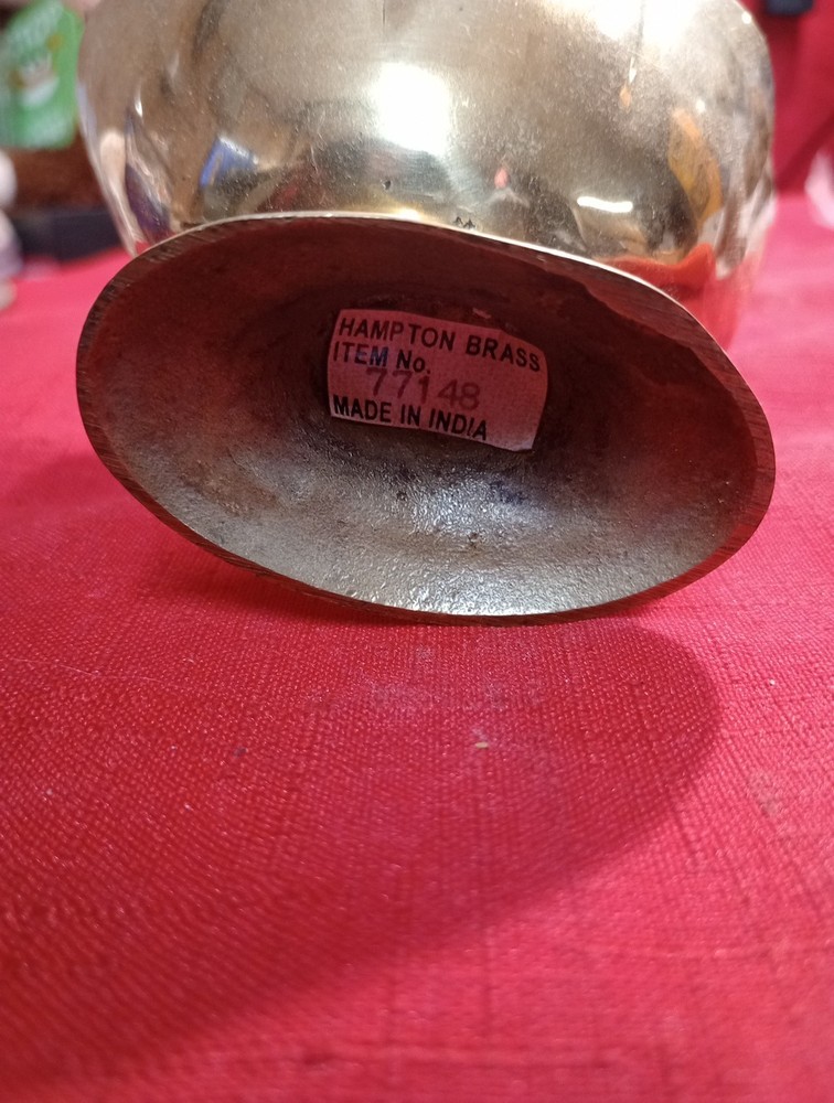 Vintage 6" Hampton Brass Basket