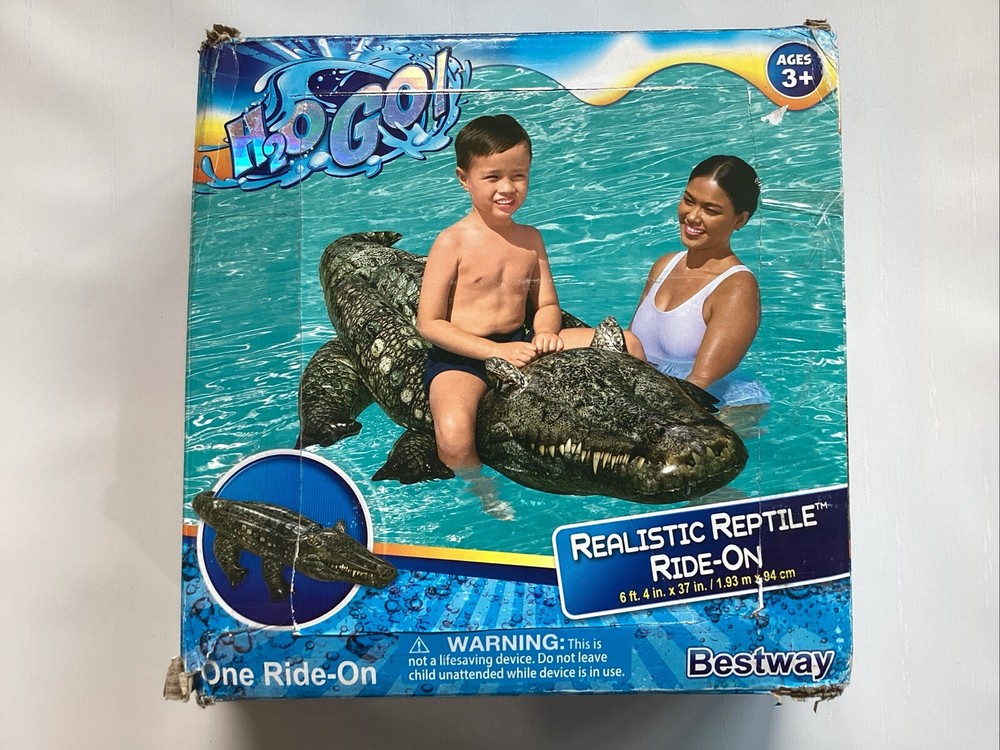 Bestway Realistic Reptile Inflatable Ride-On Pool Float 41478E