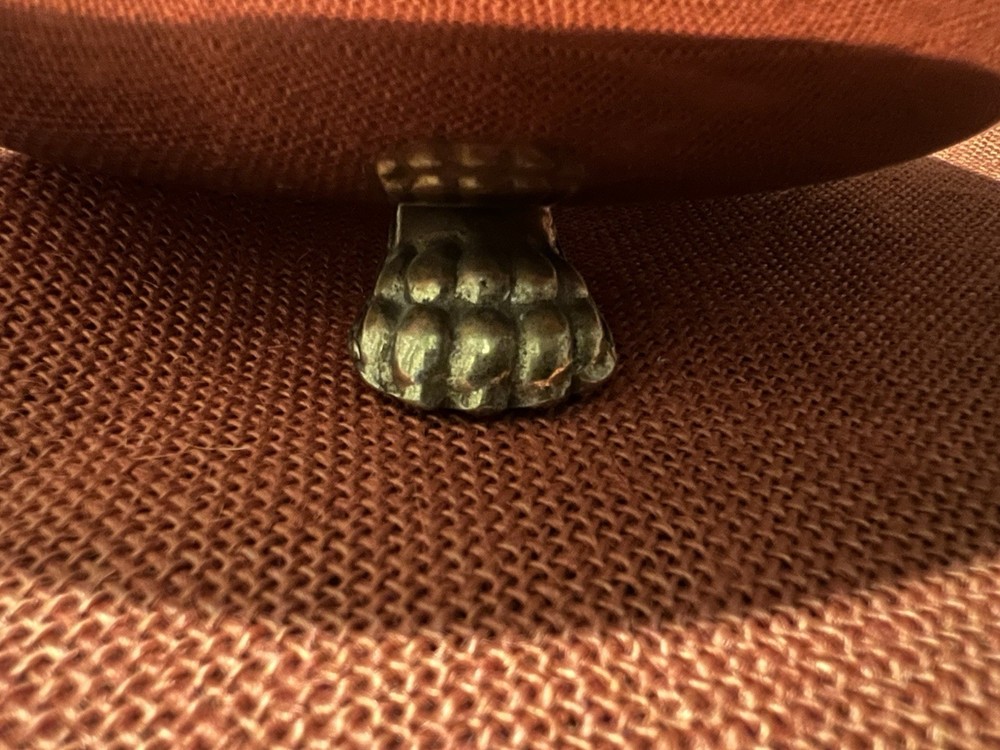 Colonial Virginia Three Footed Copper Bowl