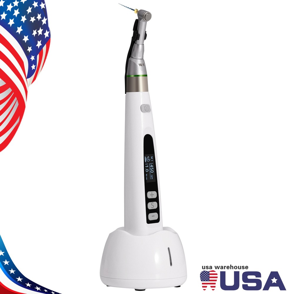 Wireless Endo Motor Handpiece LCD Display Auto Reverse Portable