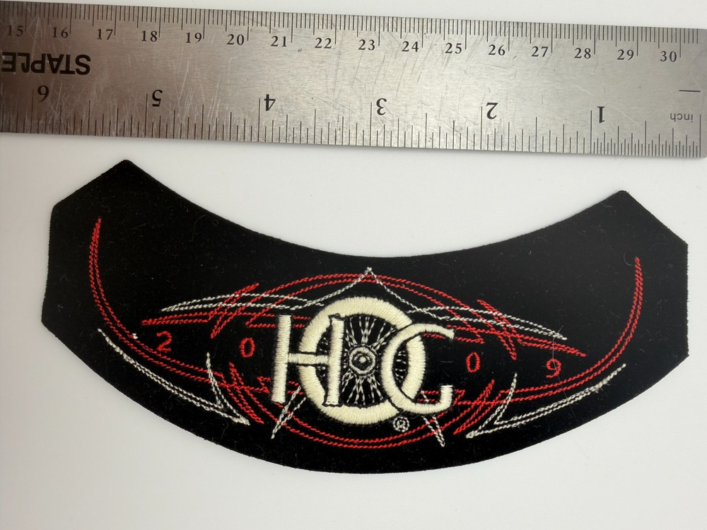 2009 Harley Davidson Owners Group Biker Patch Member Iron On Felt