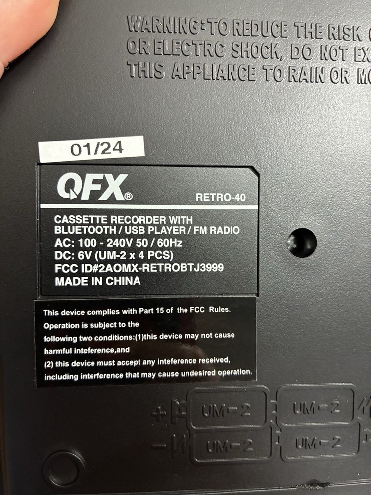 OFX Classic Shoe Style Cassette Player / Recorder