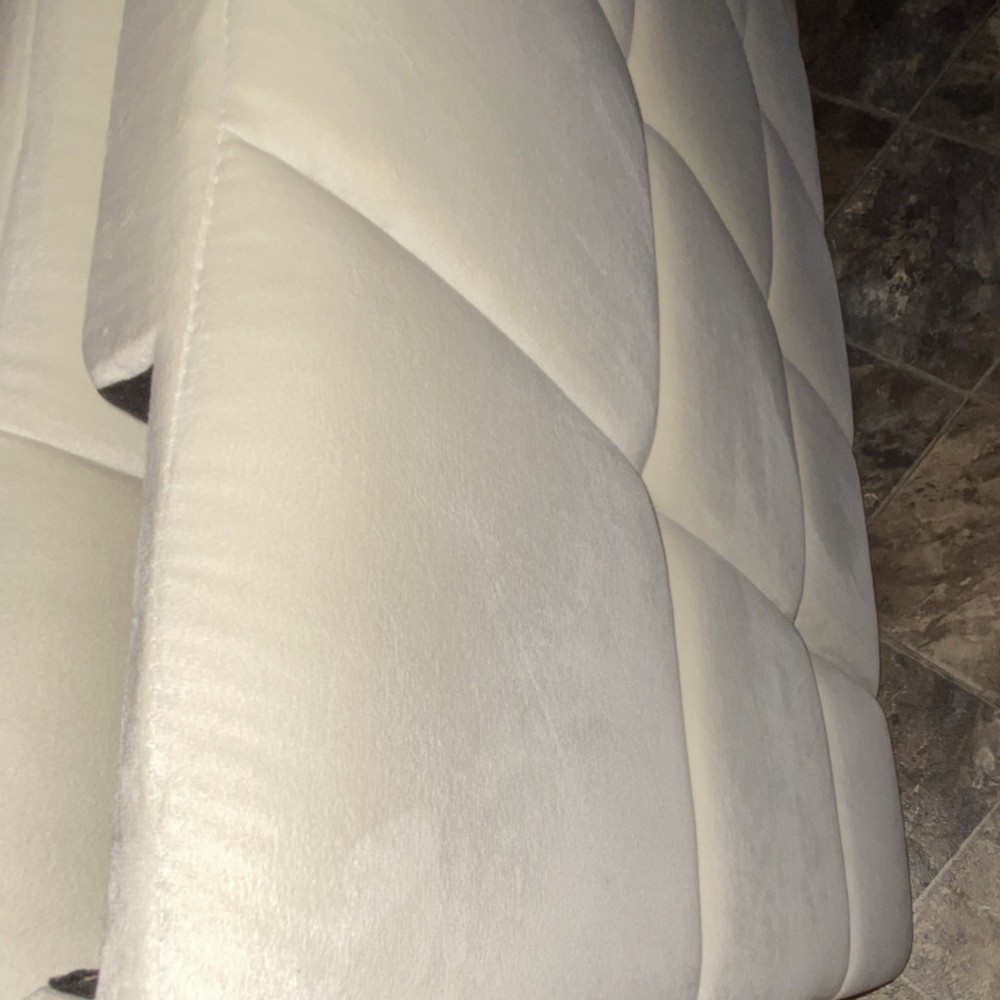 Beige Fabric , king size Headboard Modern Style , Mounting Hardware Included