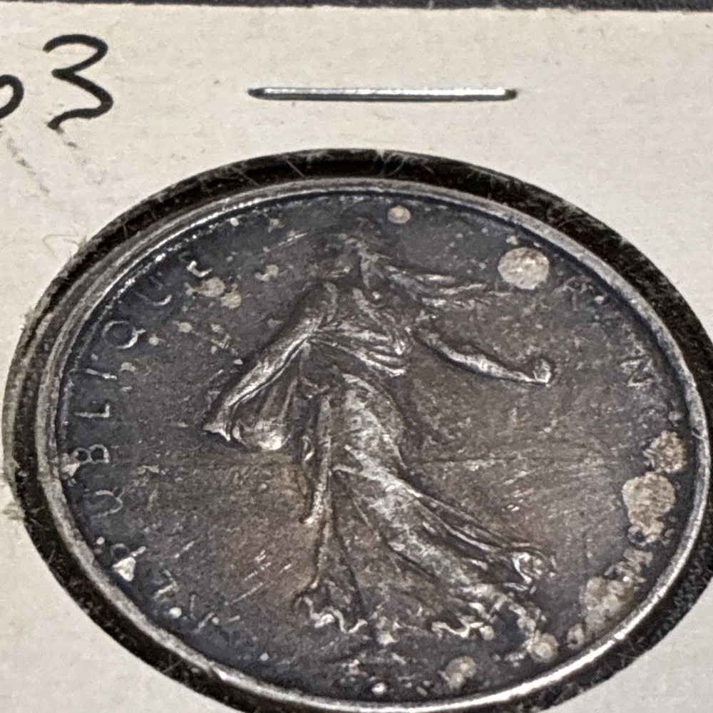 1963 5 Francs .835 World Silver Coin
