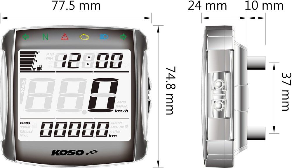 KOSO Xr 01s Speedometer BB026001