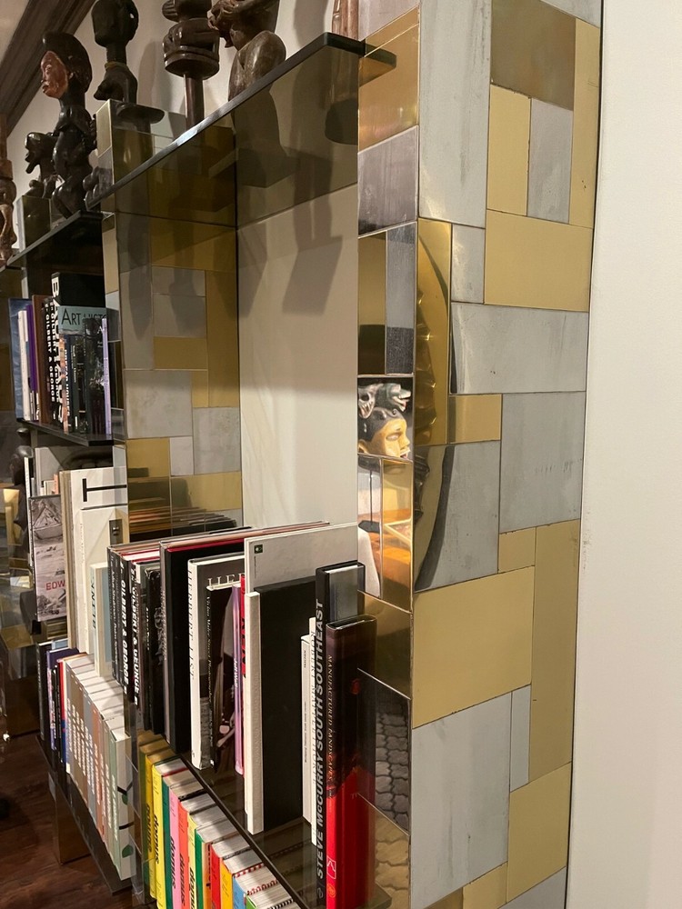 Cityscape wall unit with display shelf Paul Evans