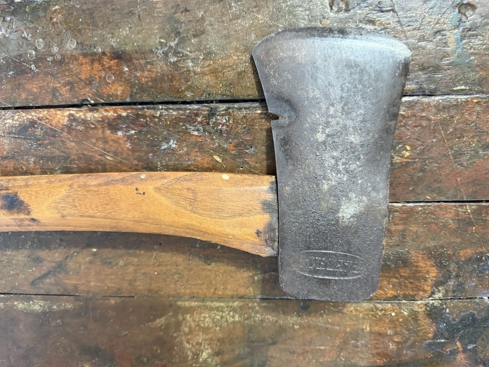 Vintage Craftsman Hatchet Circle Logo Octagonal Handle Blue Butt 14”