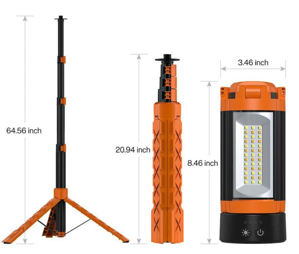 Upgraded Portable Camping Light with Bracket