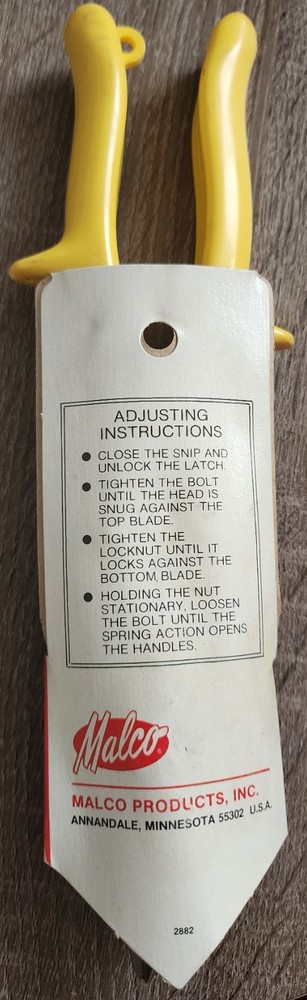 Malco Combination Cut Aviation Snips 3R, M2003