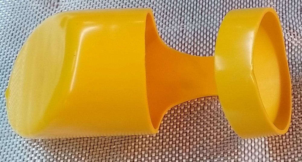 (2") Yellow- Polymer Rain Cap, Weather Vent Cap