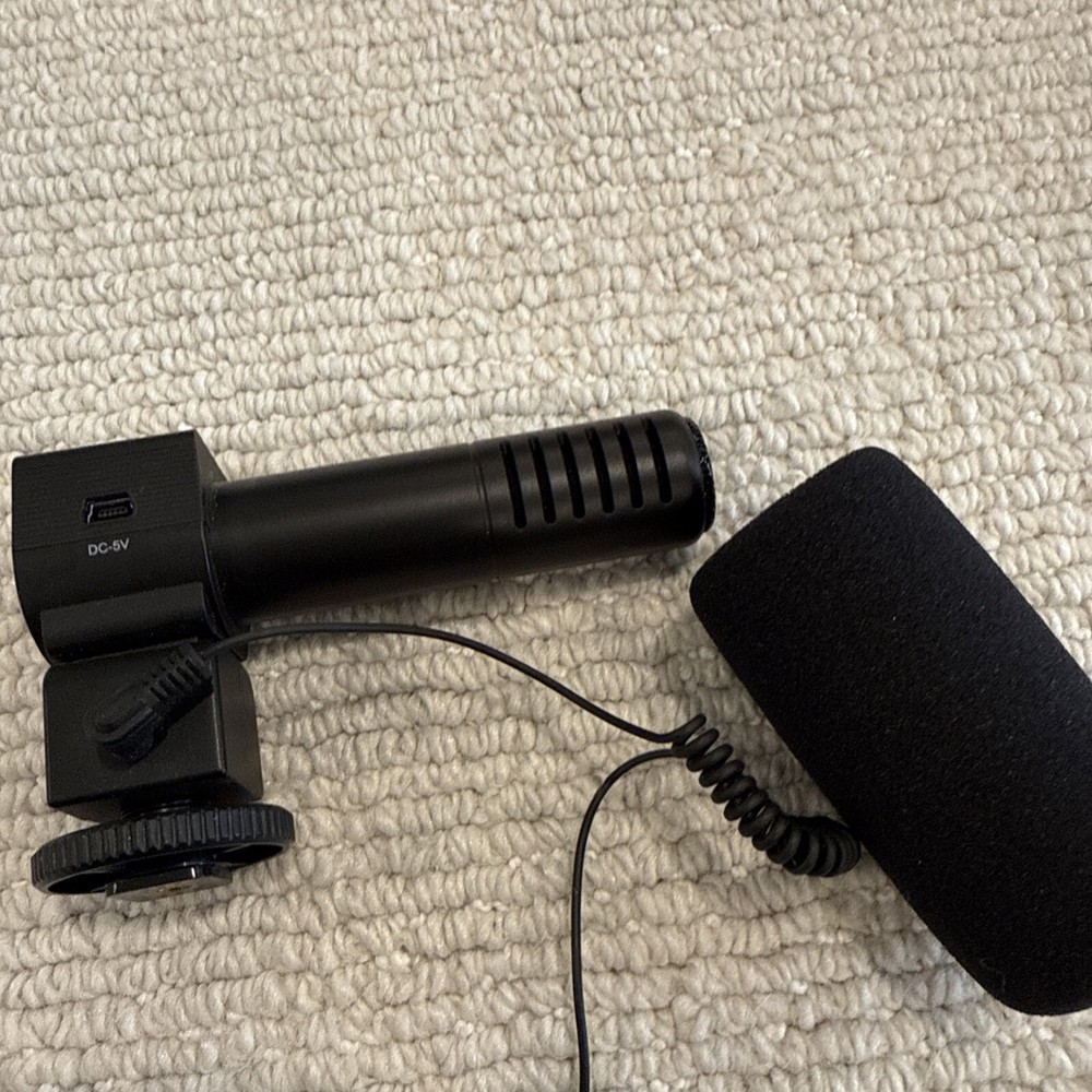 Video Camera Camcorder Stereo Microphone Model M105