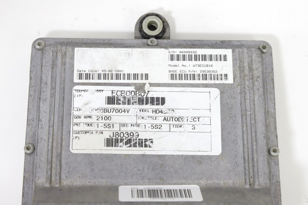 Allison Transmission Control Module TCM ECU | WT3ECU910 | 29538352