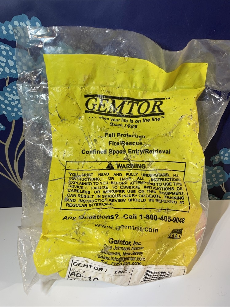 Gemtor Fall Protection AD-1C Anchor D-Bolt (MISSING 1/2" Concrete Bolt)