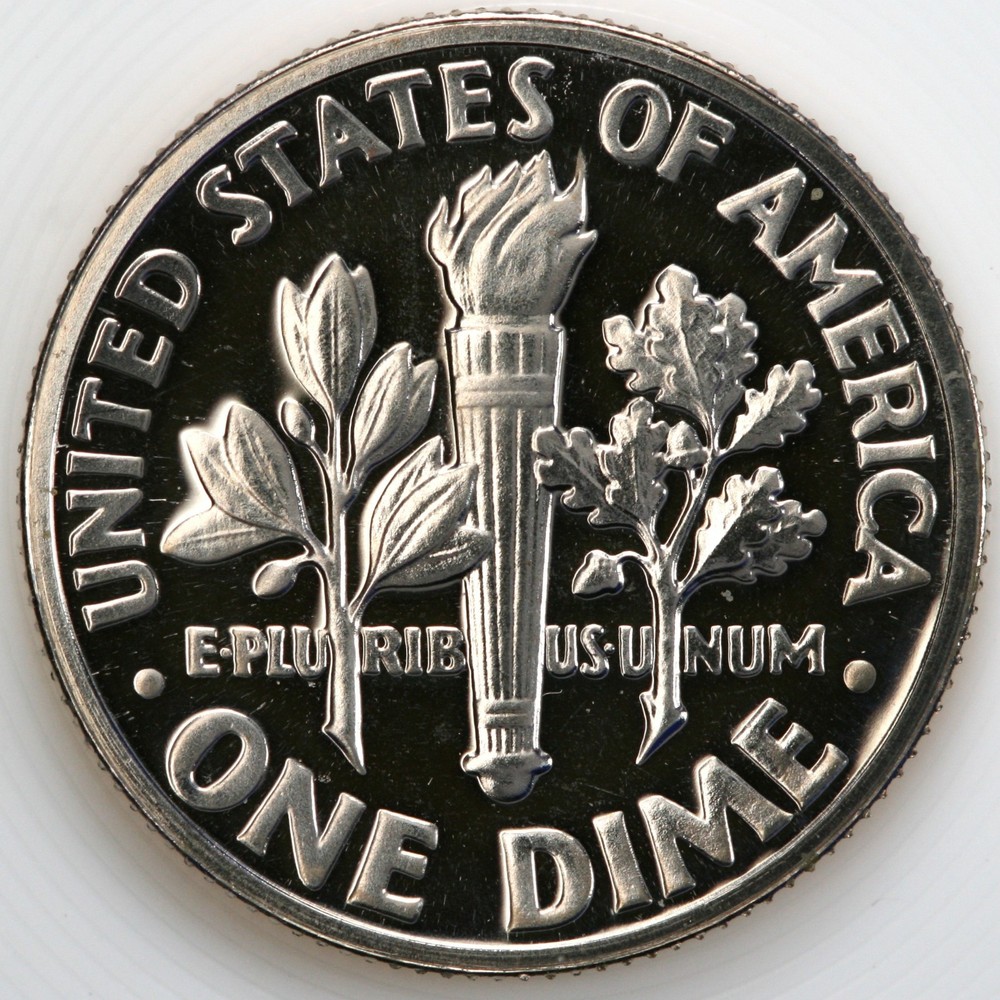 1977 S Gem DCam Proof Roosevelt Dime CN-Clad