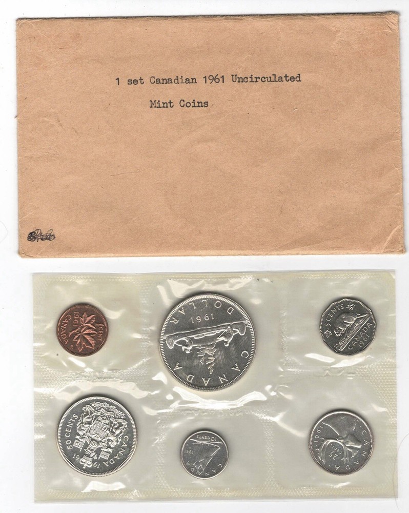1961 Canada Proof Like Set - Royal canada Mint -