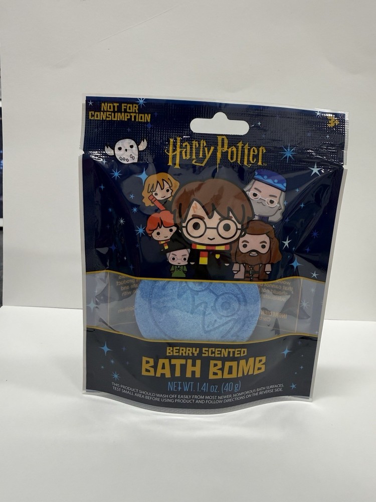 Harry Potter Berry Scented Bath Bomb 3 Pack New Universal Studios WB Hogwarts