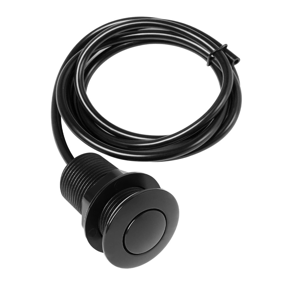Activated Switch Button for Sink Top Garbage Disposal Part (SHORT, BLACK)