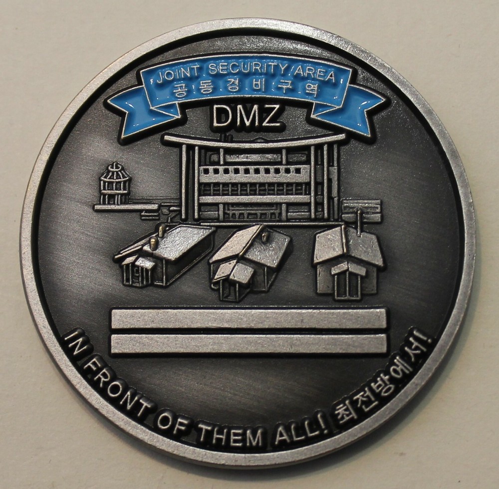DMZ Korea UN Joint Security Area JSA Deterring Nuclear War Challenge Coin