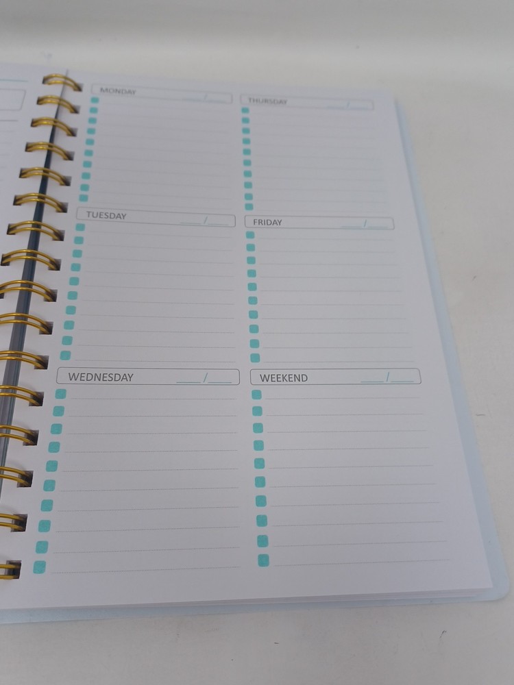 YMUMUDA UNDATED PLANNER WEEKLY MONTHLY 53 Weeks