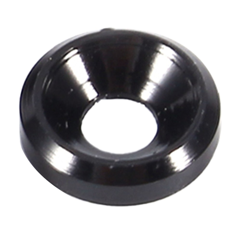 10Pcs M3 Anodized Countersunk Head Washers Gasket Aluminum Alloy Black