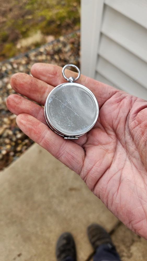 Vintage Liquid Filled Compass Japan EXC