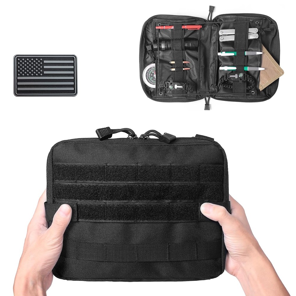 Tactical Molle Pouch First Aid Pouch EDC Utility Tools Bag Attachment Organizer
