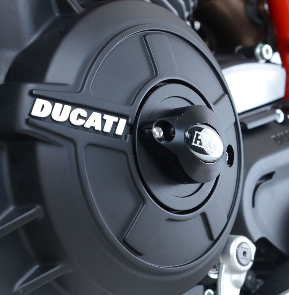 R&G Engine Case Sliders Black (LHS) Ducati Diavel 2011 - 2018