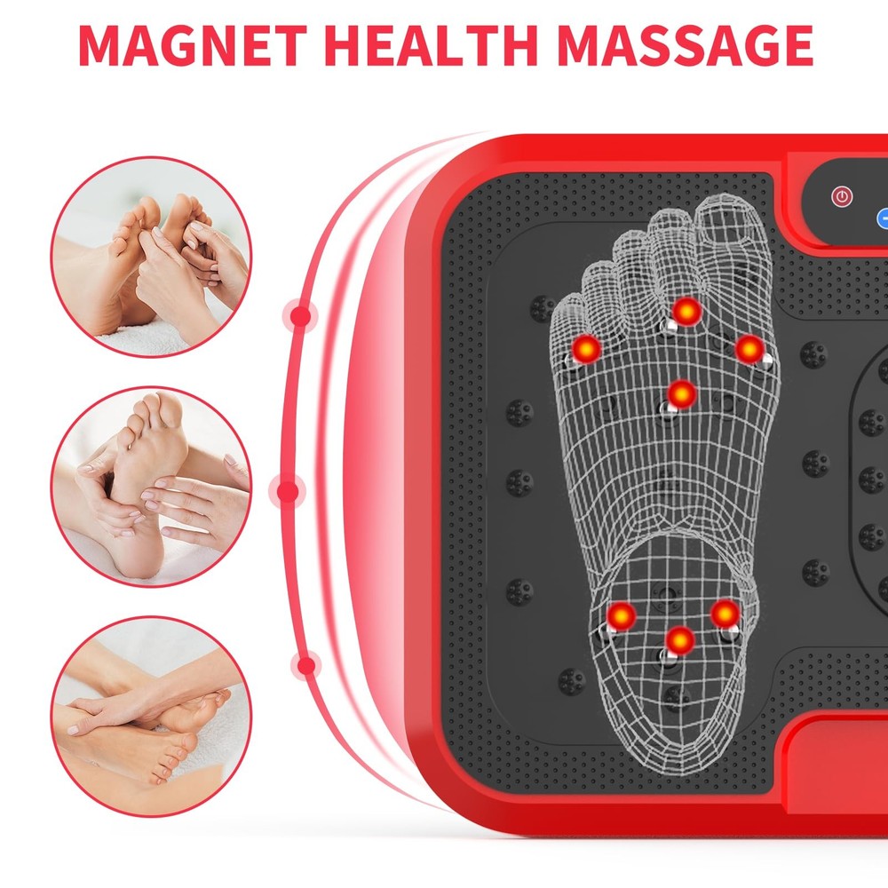 Vibration Plate Exercise Machine – Full Body Vibration Platform for Weight Lo...