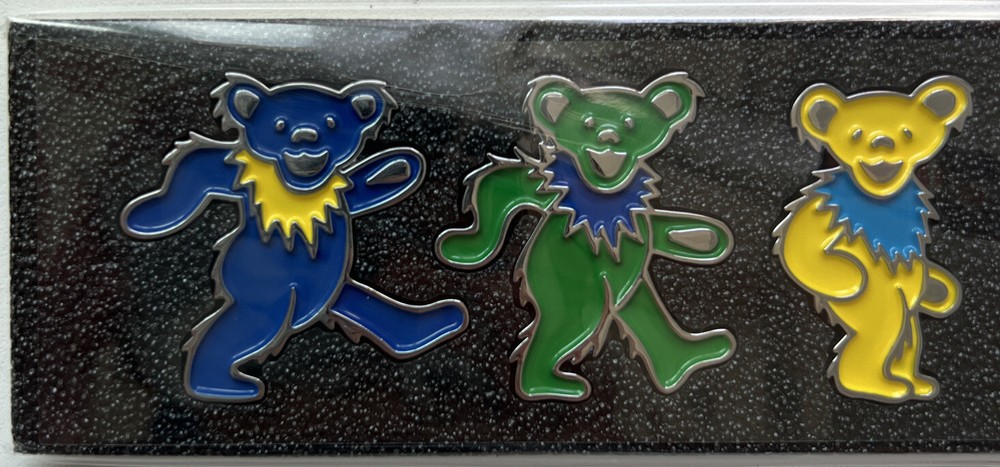 Grateful Dead The Dancing Bear Badge 5 Pack