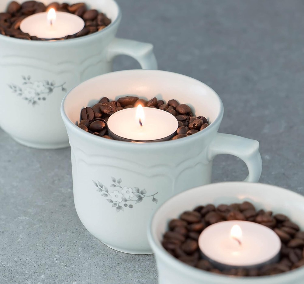 100 Pack Unscented White Tea Light Candles 8 Hour Extended Burn Time
