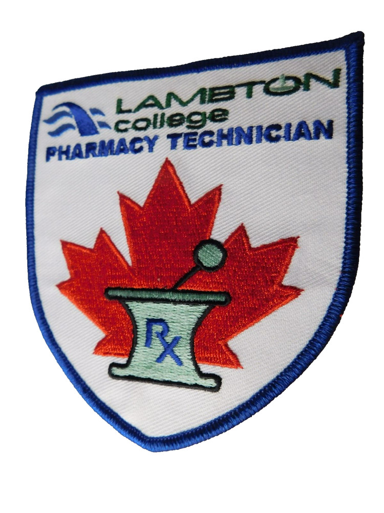 LAMBTON COLLEGE PHARMACY TECHNICHIAN RX TRAINING VINTAGE PATCH SCHOOL
