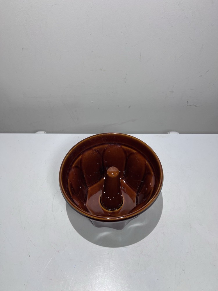 Vintage Williams Sonoma Ceramic Monkey Bread Mold Brown