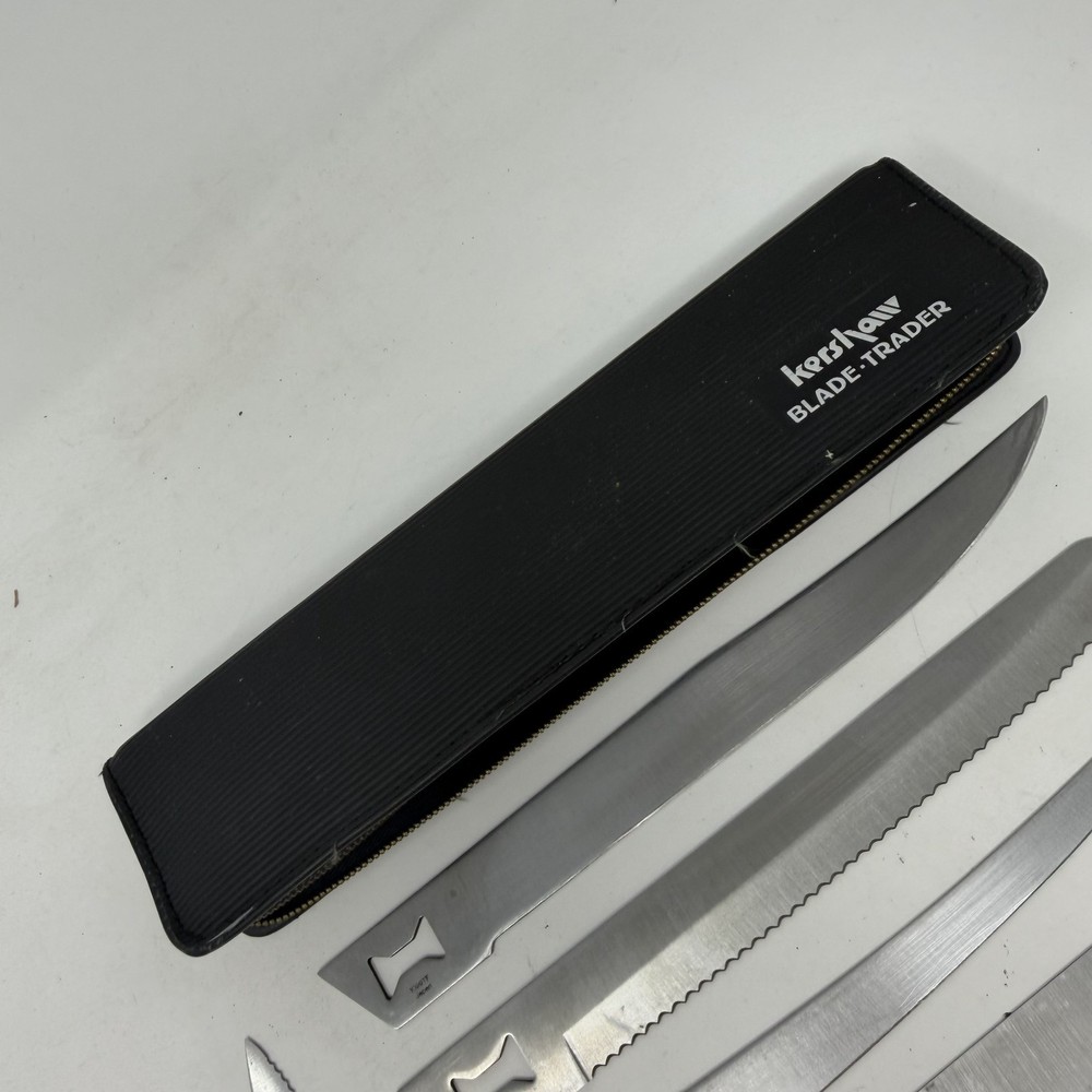 Kershaw Blade Trader Interchangeable 6 Blade Knife Set + Handle & Case