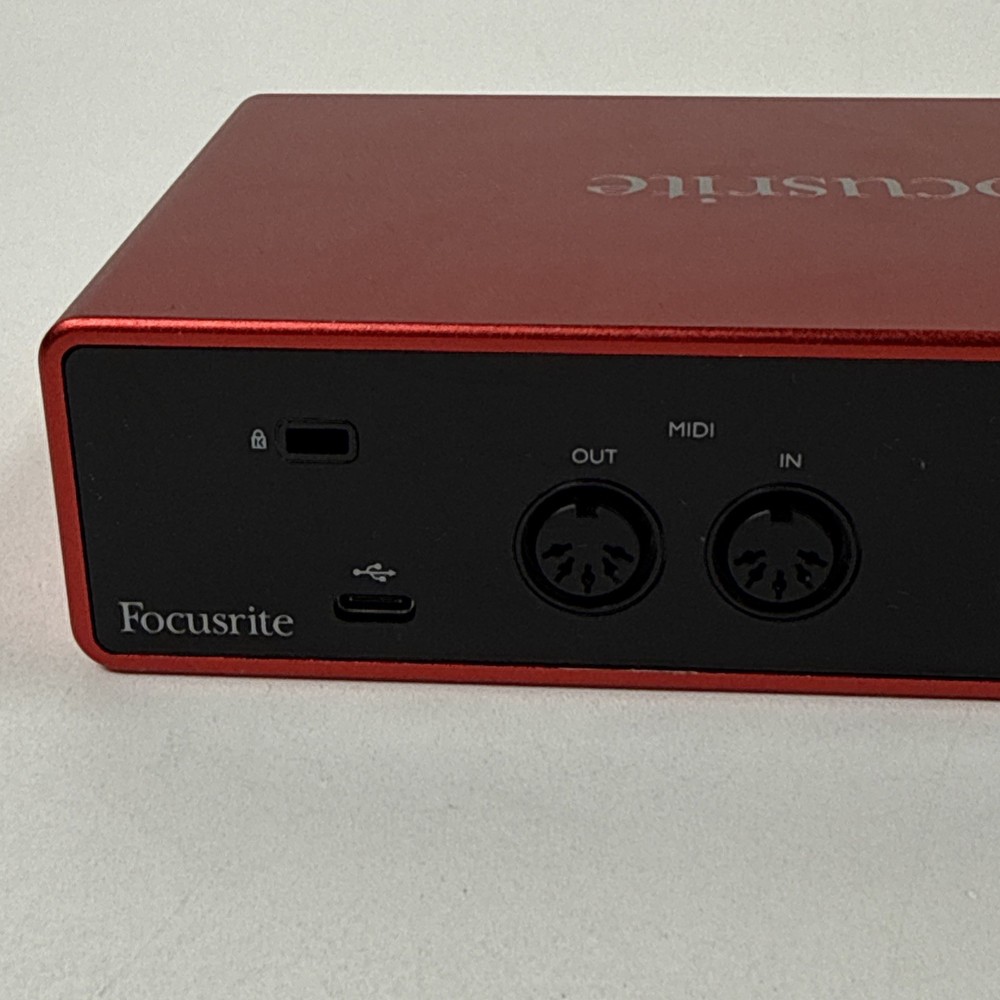 Focusrite Scarlett 4i4 3rd Gen USB Audio Interface Tested Working