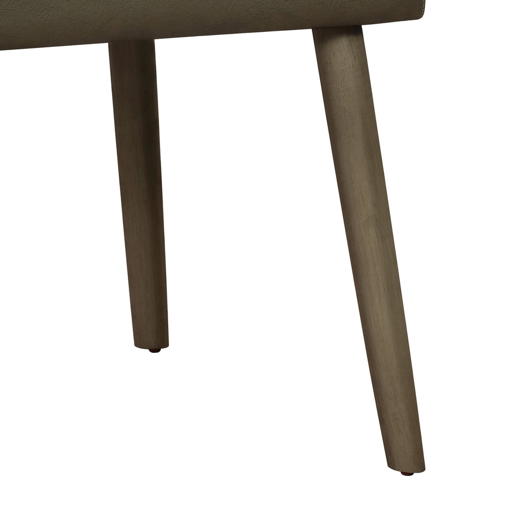 Grey and Grey Oak Upholstered Back Side Chairs