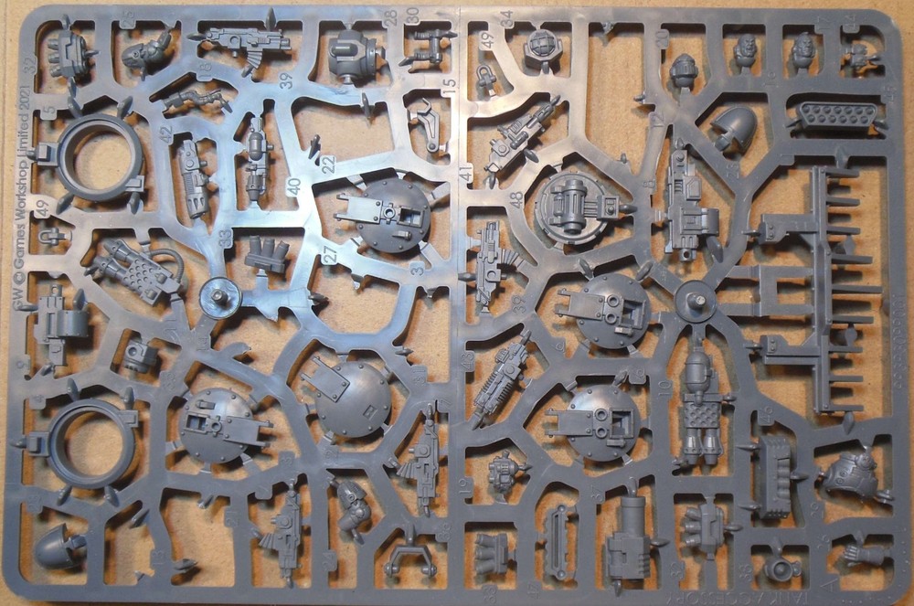 Horus Heresy - USED Tank Accessory Accessories Sprue (d) Bitz Bits 40K