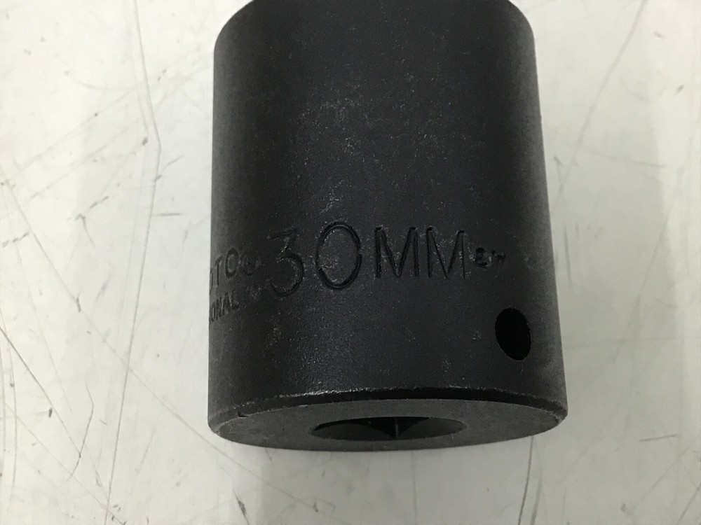 PROTO - J7430M Impact Socket: 1/2 in Drive Size, 30 mm Socket Size