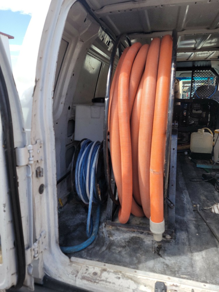 truck mount carpet cleaning van