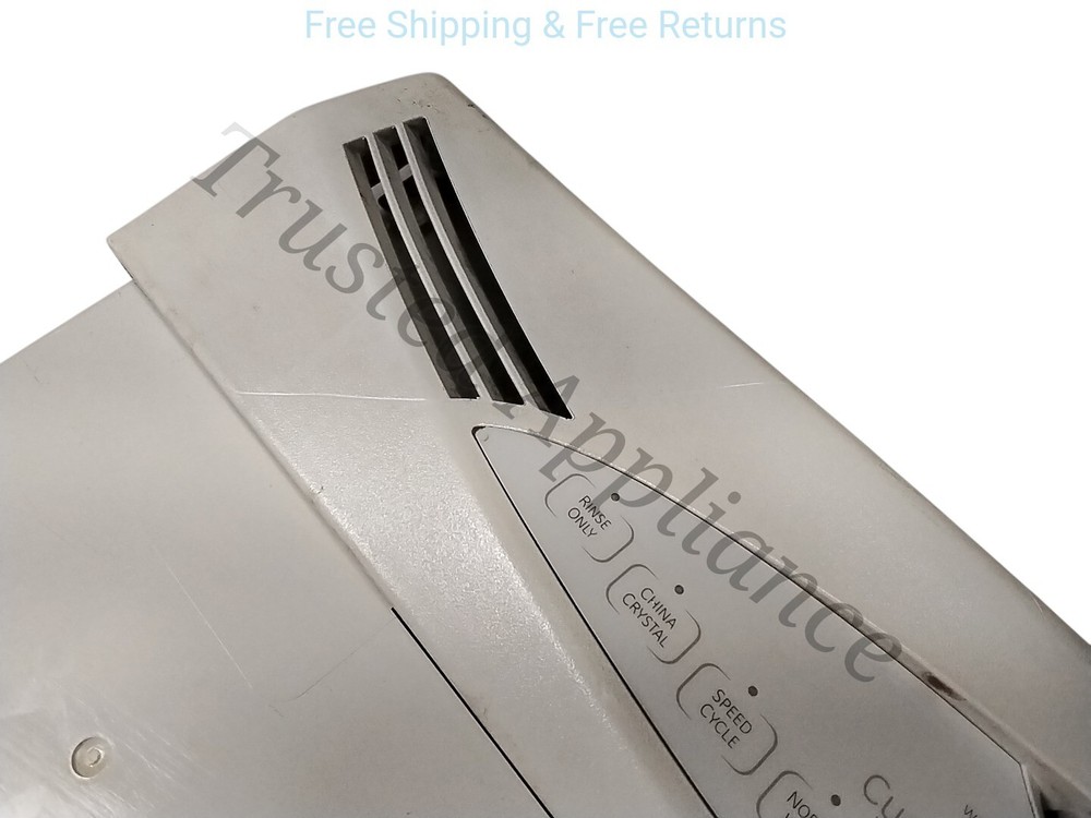 OEM Dishwasher Control Panel 165d7820 WHITE