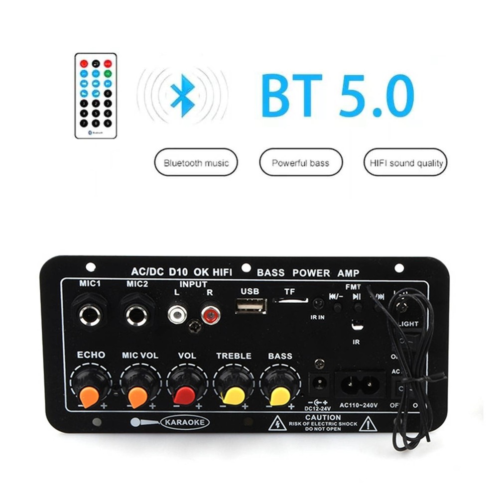 1set Amplifier Board Bluetooth 5.0 Multi-devices Compatibility Audio Equipment