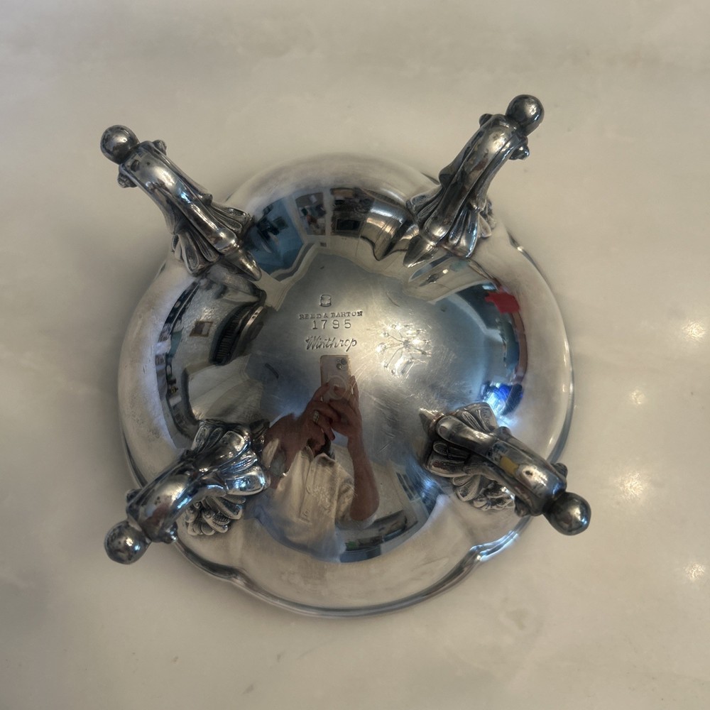 Reed & Barton Winthrop #1795 Silverplate Footed Bowl