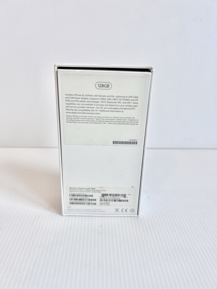 Apple iPhone 6S 120 GB Gold Empty Box With Inserts