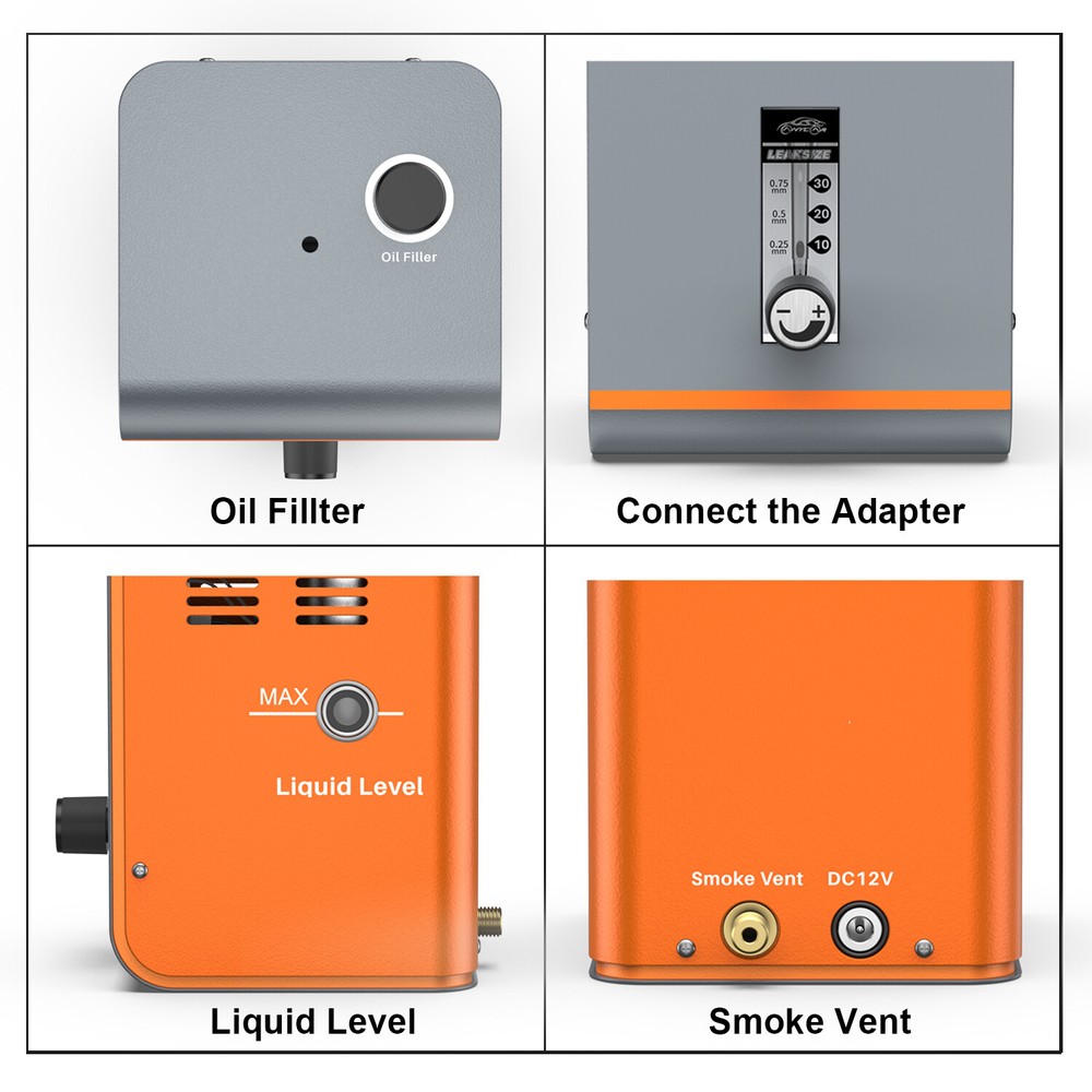 Professional Car Leak Detector EVAP Smoke Machine Diagnostic Tools Pipes Tester