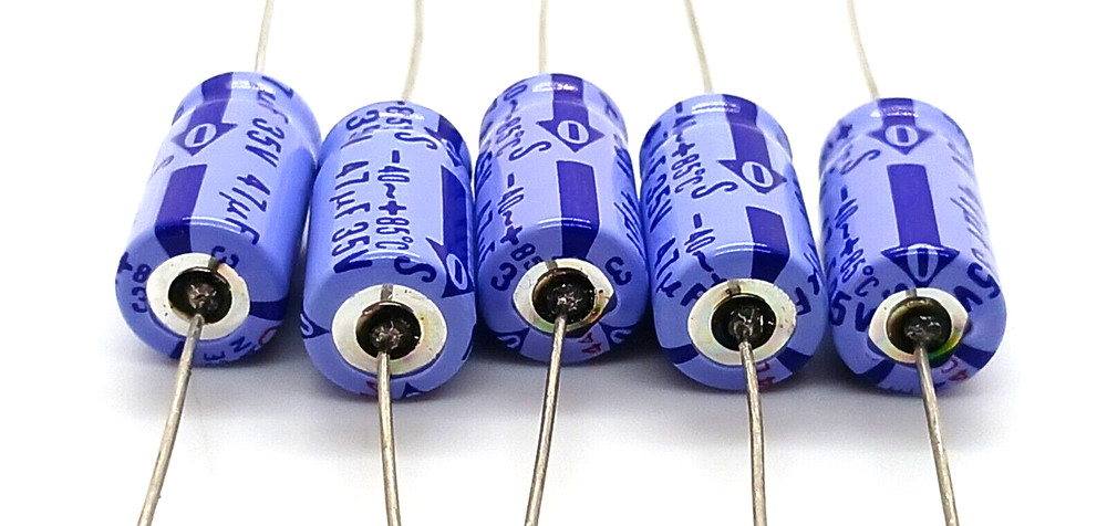 Ace Capacitors 844D 47uf 35V 5 Pc Lot